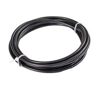 ZSREYFNB Steel Wire 1Meter 1 1.2 1.5 2 3 4 5 6mm Black 304 Stainless Steel Wire Rope Cable Plastic Coated Wire Rope(4mm)