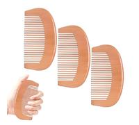 ZSRVAJ 3 Pcs Labour Comb, Birthing comb, Birth Comb, Wave Comb Labour for Wet Hair, Moustache and Beards Anti Static Combs for Men and Women Detangling and Styling Curly Thick Wavy