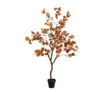 Zstar Artificial Eucalyptus Tree, Large, Artificial Plants, Ficus Tree in Pot, Large Indoor Plant, Artificial Tree in Pot, Lifelike Plant for Living Room, Bedroom, Office, Room Decoration, 120 cm
