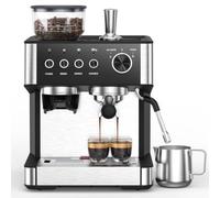 Zstar Coffee Machine with Grinder and Milk Frother Espresso Maker for Home | 20 Bar Espresso Machine, One Touch Coffee Maker, Barista Coffee, Cappuccino Latte Macchiato Maker, Pre Infusion Brewing