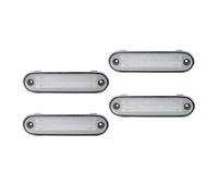 ZSUAGFDFF Car Mirror Turn Signal For MAZDA MX-5 MX5 For MIATA 1990-2005 4Pcs/Set LED Side Marker Light Clear Lens Front Rear Turn Signal Lights Blinker Lamp Signal Turn Signal