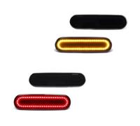ZSUAGFDFF Rearview Mirror Turn Flash Lamp Car Front & Rear LED For Civic Si EP3 2002-2005 3 Door Full LED Side Marker Light Amber Red Auto Turn Signal Lamp 12V