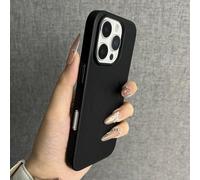 ZSUFCBF Luxury Mesh Hole Heat Dissipation Case for iPhone 16 15 14 13 12 11 Pro Max 15 Plus 11 Pro Wireless Charge Hard PC Thin Cover,Black,For iPhone 16 Pus