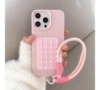 ZSUFCBF Suction Cup Stand Phone Case For iPhone 16 15 14 13 12 11 Pro Max Plus XS XR With Lanyard Rope Soft Bumper Cover,A1,For iPhone X