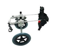 ZSUHGD Folding Rollator Walker,Dog Car Harnesses, Adjustable Medium Small Dog Wheelchair for Back Legs, Premium Pet Cart for Back Legs Dog Walker Hind Legs Rehabilitation