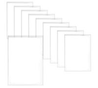 ZSUIQIN 10 Pcs A3 Thickened Menu Holders, Transparent Plastic Box, Document Paper Organizers Case, Clear Poster Holder, Plastic Display Folders, for Office School Home Restaurant (Vertical)