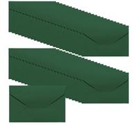 ZSUIQIN 50PCS Mini Envelopes, 10.5 x 6.8 cm, Small Envelopes, Green for Small Gift Cards, Tags, Birthday Wishes, Notes, Business Cards, Greeting Cards(Card and Glue not Included)