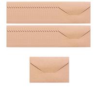 ZSUIQIN 50PCS Tiny Envelope, Mini Envelopes, Small Envelopes, Mini Vintage Envelope, Hell Brown, 10.5 x 6.8cm for Gift Cards Birthday, Wedding, Festival, Party Supplies(Card and Glue not Included)