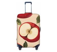 Zsuugj Apples Travel Luggage Covers For Suitcase Elastic Suitcase Protector Anti-Scratch Spandex Baggage Covers Fits 18-32 Inch Luggage, Black, XL