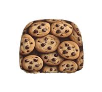 ZSUUGJ Chocolate Chip Cookies Car Seat Headrest Cover Universal, Adjustable Seat Protector For Vehicles, Soft Fabric, Easy To Install, Durable