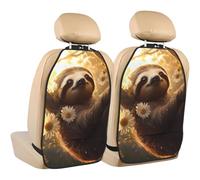 ZSUUGJ Hug Tree Sloth Durable Anti-Kick Car Seat Protector Pcs, Waterproof Mat For Cars, Trucks And Suvs, Easy To Install And Clean