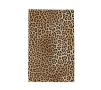 Zsuugj Leopard Skin Kitchen Microfiber Towels, Waffle Quick Dry Tea Hand Towel Dish Cloth for Kitchen Dry 16x26 Inch