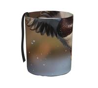 ZSUUGJ Mallard Ducks Portable Vehicle Trash Bin Waterproof Auto Waste Container For Cars, Trucks & Suvs, Practical For Daily Use