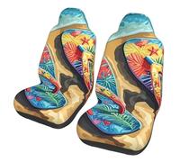 ZSUUGJ Summer Flip-Flops Car Seat Covers For Cars, Suvs & Trucks - Elastic, Stylish, Protective Cushion Covers For Men & Women