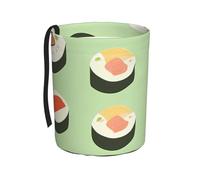 ZSUUGJ Sushi And Rolls Portable Vehicle Trash Bin Waterproof Auto Waste Container For Cars, Trucks & Suvs, Practical For Daily Use