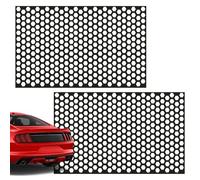 ZSWXDJIZN 2 Pcs Car Rear Tail Light Lamp Stickers for Smart Fortwo II Cabrio (A451) 2007-2015, Honeycomb Type rear taillight decorative stickers