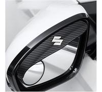 ZSWXDJIZN 2 Pcs Car Rear View Mirror Rain Covers for Suzuki Jimny 2012-2017, Carbon Fiber Rear View Side Mirror Rain Eyebrow Rearview Mirror Covers