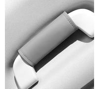 ZSWXDJIZN 2 Pcs Car Roof Pull Handle Cover for VW ID Buzz 2022-2023 2024, Leather Non-Slip Roof Handle Cover Car Inside Door Handle Protector,Grey