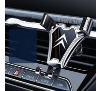 ZSWXDJIZN Car Phone Holder for Citroen DS 2 3 4 5 6 7, Air Vent Car Phone Mount Cradle 360° Rotation - Upgraded Super Stable Hook Clip One Button Release Holder,Silver