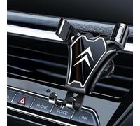 ZSWXDJIZN Car Phone Holder for Citroen DS DS2 DS3 DS4 DS5 DS6 DS7, Air Vent Car Phone Mount Cradle 360° Rotation - Upgraded Super Stable Hook Clip One Button Release Holder,Black
