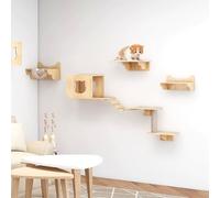ZSXZCBDQ Wall-mounted Cat Racks and Climbing Frames, Fun Climbing Landscape for Pet Cats, Space-saving, Easy To Install(Package 5)