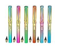 ZSYIULIA's Everlasting Inkless Magic Pencils: 6 Reusable Pencils & Erasers + 6 Interchangeable Nibs for Home, Office, School Use