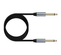 ZSYTF 6.35mm to 6.35mm Instrument Cable, 30cm-1000cm, TS to TS, Male to Male, PVC, for Guitar, Studio Monitor, Mixer, Speaker, Microphone, Amplifier