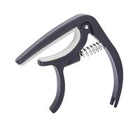 ZSYTF Adjustable Moving Guitar Capo, Nylon Plastic & Silicone Sliding Capo, 4/6 Strings Acoustic Guitar Capo, Quick Release, Black