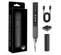 ZT N1 Smart Soldering Iron 96W Electric Soldering Pen with Display Adjustable Temperature 100 to 450C PD QC Fast Heating Automatic Sleep Mode Safe Insulation for El(ZT-N1)