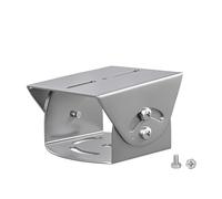 ZT-NET Stainless Steel 2D Adjustable Security Surveillance CCTV Camera Mounting Bracket Duckbill Head Universal Joint Bracket Crossbar Adapter (2D Mount Adapter)