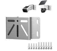 ZT-NET Stainless Steel Corner Mount for eufy soloCam s340, to Achieve a Wider View Range 270° on Both Sides of Exterior Wall Corner, Bracket for PTZ Camera Antirust for Outdoor and Indoor