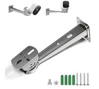 ZT-NET Stainless Steel Wall Mount Bracket for CCTV Security Camera Adjustable Extension Arm Holder for Eufy Solocam s220 Indoor and Outdoor Installing Surveillance Accessories