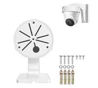 ZT-NET Wall Mount Bracket for Dome Security Camera Deep Base Junction Box Cable Management Mounting Case CCTV IP Surveillance Cameras Holder Indoor Installation Aluminum Alloy