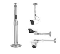 ZT-NET ZT-NET CCTV Security Camera Wall Ceiling Mount Bracket Long Drop Telescopic 30-60cm Adjustable Tilt Swivel Wall Mounting Stand for Housing Home Surveillance System