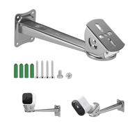 ZT-NET ZT-NET Stainless Steel Wall Mount Bracket for CCTV Security Camera Adjustable Extension Arm Holder for Eufy Solocam S220 Indoor and Outdoor Surveillance Accessories (Not Included Camera)