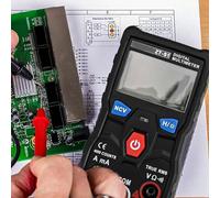 ZT-S1 Digital Multimeter with 4000 Counts Display Backlight Data Hold and Auto Range for AC DC Voltage Resistance Current (black)