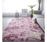 ZTAOPSH Living Room Rugs 100 x 180 cm Anti Slip Backing Shaggy Rug Carpets Modern for Living Room, Bedroom, Nursery, Kids Baby, Pink Purple