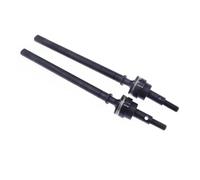 ZTAWWCJ Axle Kit 2pcs #45 Steel Front CVD Drive Shaft Axle 1-10 Fit For RGT 86100 86110 FTX5579 Crawler Parts(Black)