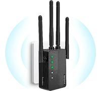 ZTBGY 2023 Newest WiFi Extender Wireless Booster 1200Mbps Range Up To 9500 Sq.ft and 35 Devices, Repeater Signal Amplifier with WAN/LAN Port Internet Booster for Home