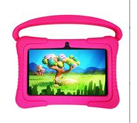 ZTBGY 7 Inch Tablet for Kids,Ultra-thin Bluetooth Voice Study Game Tablet with TN 1024 * 600/Android 10.0/1GBRAM+16GB ROM/WiFi/Bluetooth 4.0/Main Frequency 1.5GHZ,30 Hours Standby Time (Pink)