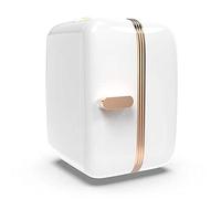 ZTBGY 9L Mini Skincare Fridge, Portable Compact Refrigerator Mirror Makeup Beauty Fridge with AC/DC Power, Cooler & Warmer, Perfect for Bedroom, Office, Car, Outdoor-（white）