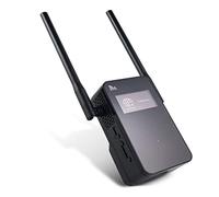 ZTBGY AX1800 Wi-Fi 6 Range Extender/Wi-Fi Booster/Wi-Fi Repeater, External Antennas, Intelligent Signal Light, Power Schedule, LED Control, Tether APP, Easy Setup,Replaceable Plug