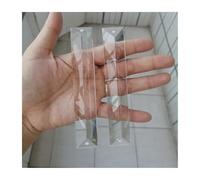 ZTBH Chandelier Crystal Prisms Pendants 2pcs 120mm/4.7inch Triangle Strip Crystal Pendant Prism Lamp Lighting Hanging Parts(2 Holes)