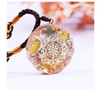 ZTBH Ogan Pendant Chakra Pendant, With Authentic Natural Crystals Handmade Pendant Necklaces