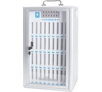 ZTCHSENZT Aluminum Alloy 48-Slot Lockable Phone Storage Cabinet With Usb Charging Station Soft Lining & Handle Ideal For Schools Factories Camping & Events,Onecolor-36