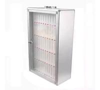 ZTCHSENZT Aluminum Alloy Mobile Phone Storage Cabinet - Wall-Mounted Portable 12/24/36/48/60 Slot For Schools Factories Offices - Secure & Device Storage Solution,60 Slots