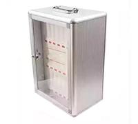ZTCHSENZT Aluminum Alloy Mobile Phone Storage Cabinet - Wall-Mounted Portable 12/24/36/48/60 Slot For Schools Factories Offices - Secure & Device Storage Solution,24 Slots