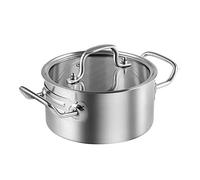 ZTCHSENZT Buffet Personal Hot Pot Extra Thick Soup Non Magnetic Thickened Instant Rinse Kitchen Pots Cookware Supplies,