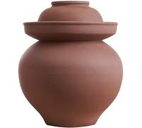 ZTCHSENZT Ceramic Jar, Ginger Jars Style Storage Jar - Traditional Chinese Porcelain Pickle Jar,Ceramic Fermentation Crock Pickling Pot,Ceramic Fermenting Jar With Water Seal Airlo,I4