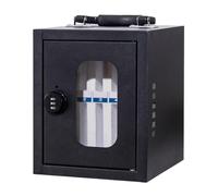 ZTCHSENZT Classroom Cell Phone Locker - Wall-Mounted Storage Cabinet With Lock & Handle No Assembly Needed Secure Storage For Meetings & Factories,One Color-19 * 20.5 * 23Cm